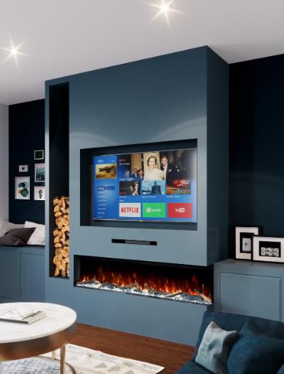 電視墻創意：幾種時尚實用的方式來展示您的電視